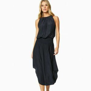 Ramy Brook Audrey Smocked Midi Dress